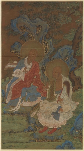 元人應真參妙圖　軸