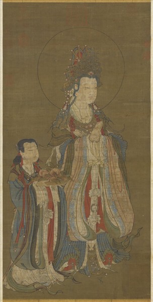 元人獻壽圖　軸