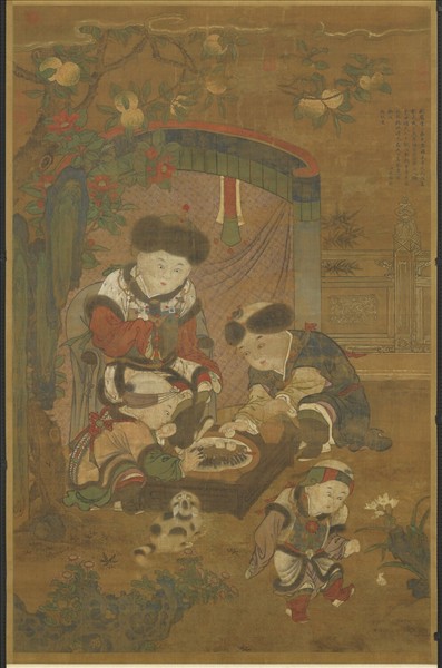 元人畫同胞一氣圖　軸