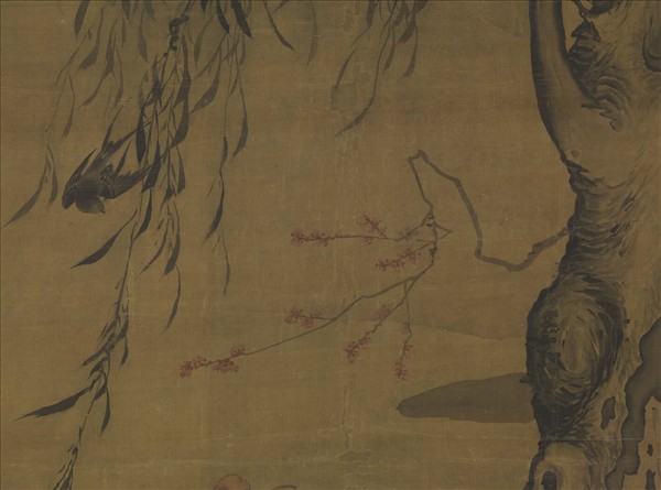 元人杏鵝圖　軸