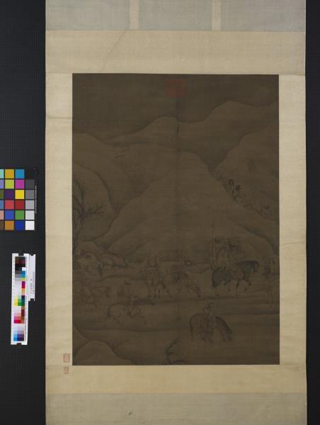 元人射雁圖　軸