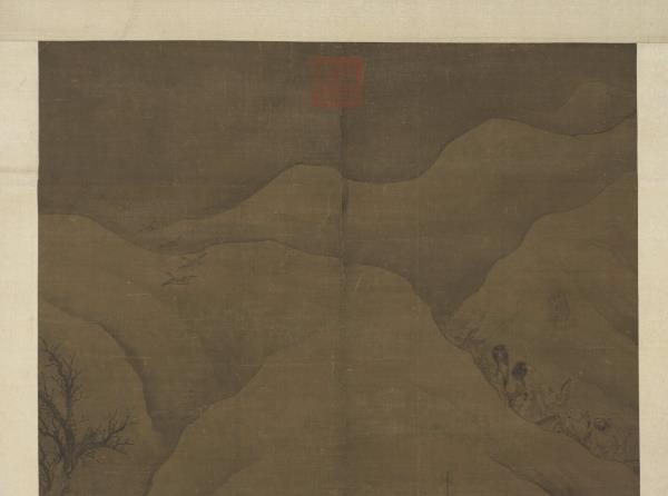 元人射雁圖　軸