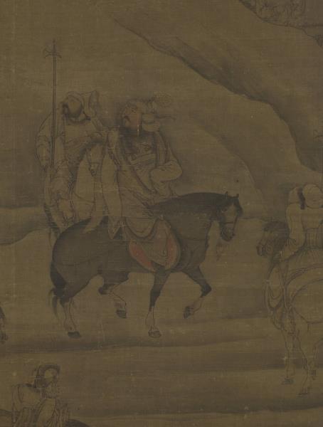 元人射雁圖　軸