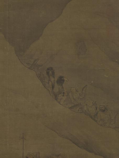 元人射雁圖　軸