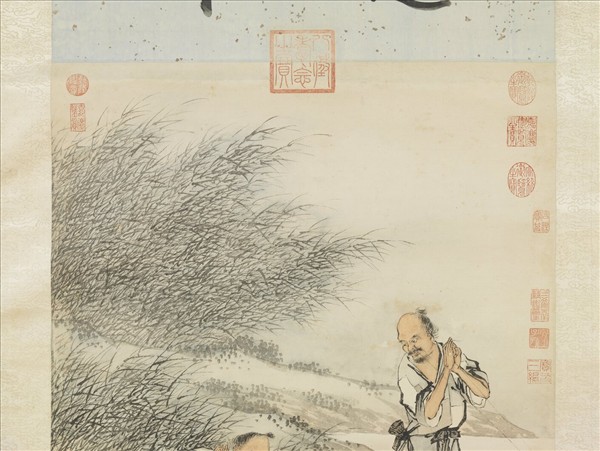 清金廷標絲綸圖　軸