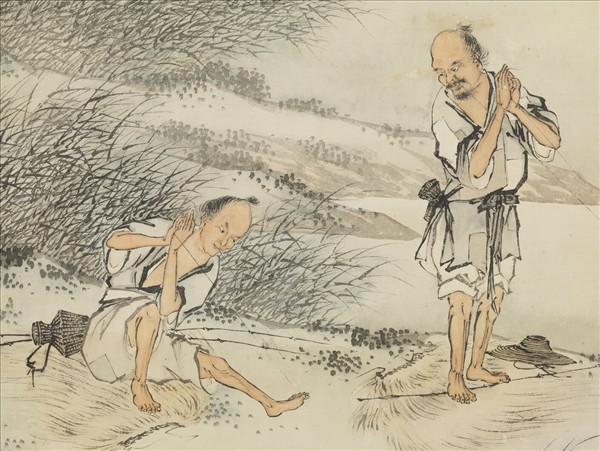 清金廷標絲綸圖　軸