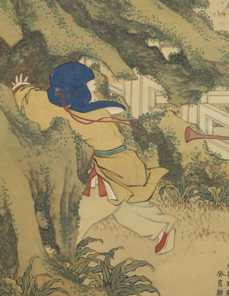 清金廷標歲朝圖　軸