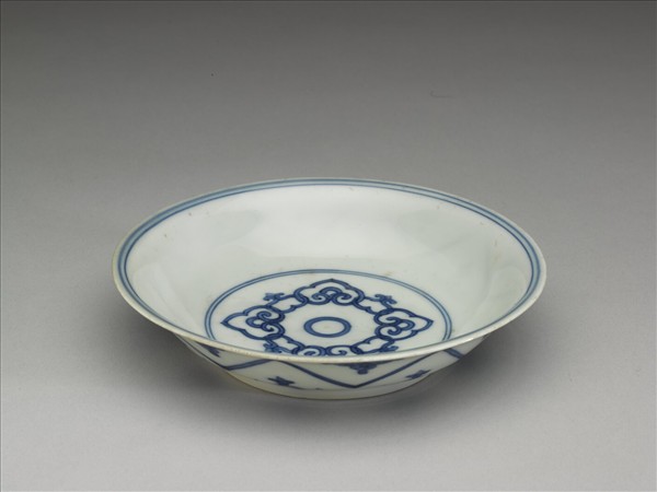 青花如意雲紋碟