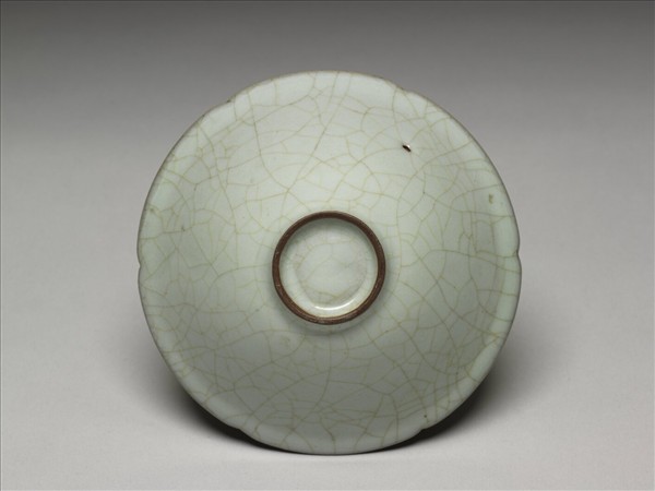 官窯 青瓷葵口碗