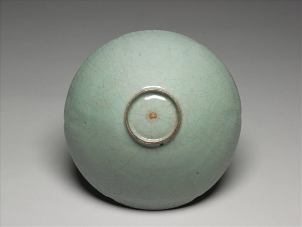 官窯 青瓷葵口碗