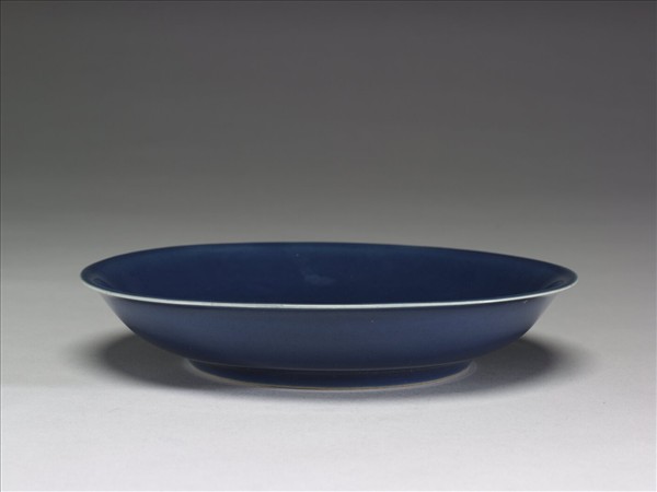 霽青釉盤