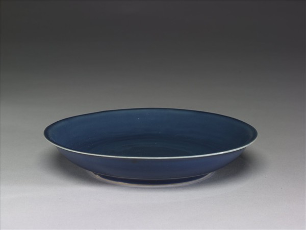 霽青釉盤