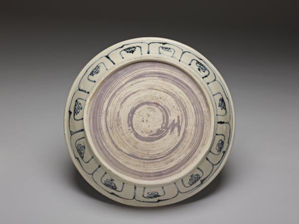 越南 青花花卉盤