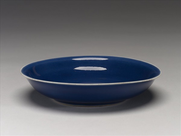 霽青釉盤