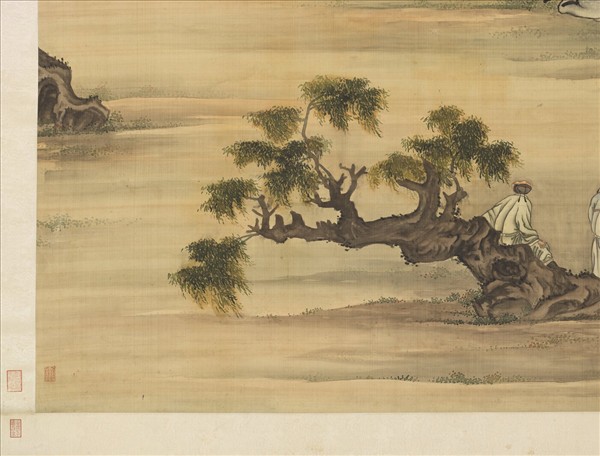 清高其佩八駿圖　軸