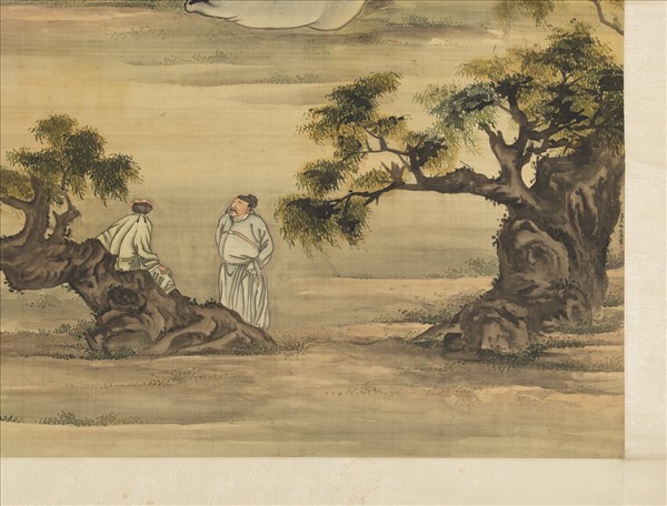 清高其佩八駿圖　軸