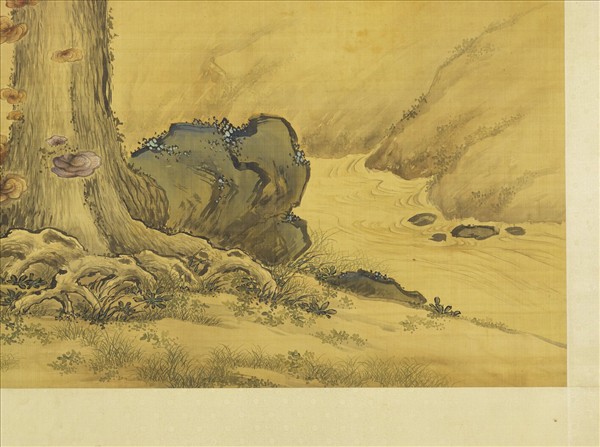 清王幼學畫瑞樹圖　軸