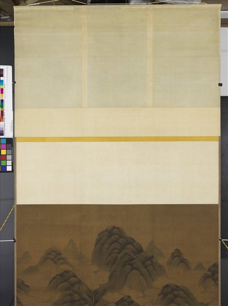 元人秋林瑞靄　軸