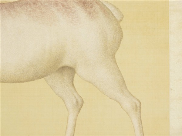 清東海馴鹿圖　軸