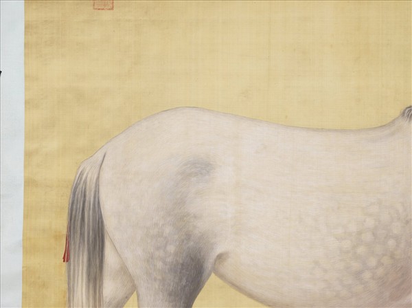 清宣宗御題畫馬　軸