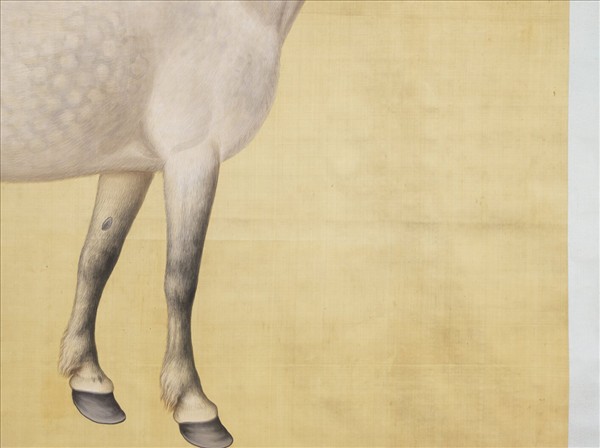 清宣宗御題畫馬　軸