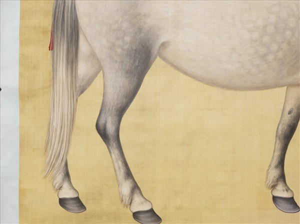 清宣宗御題畫馬　軸