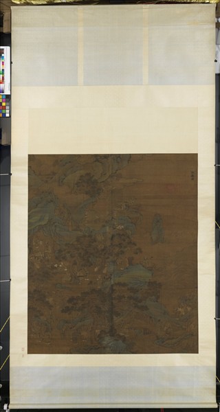 元趙孟頫拱壽圖　軸