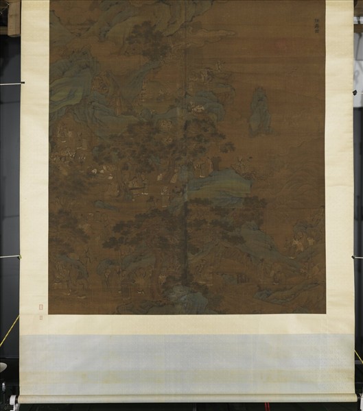 元趙孟頫拱壽圖　軸