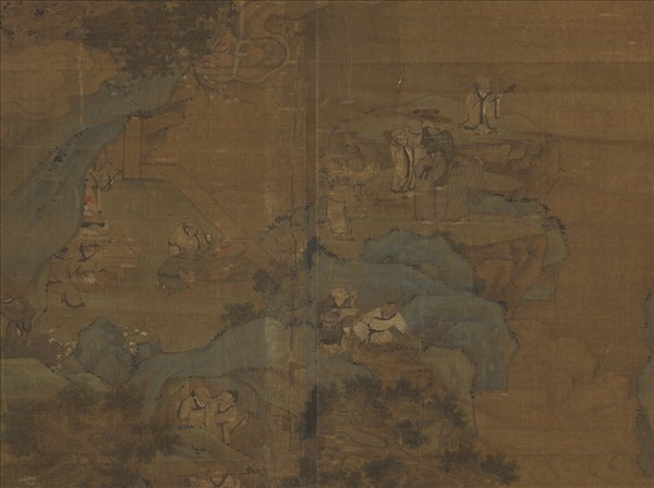 元趙孟頫拱壽圖　軸