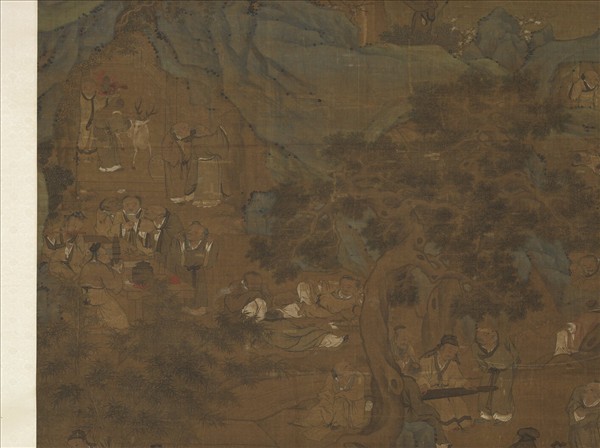 元趙孟頫拱壽圖　軸