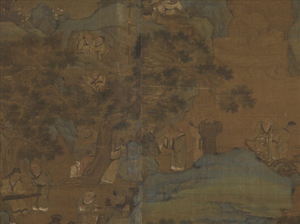 元趙孟頫拱壽圖　軸