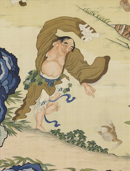 清緙絲群仙祝壽　軸