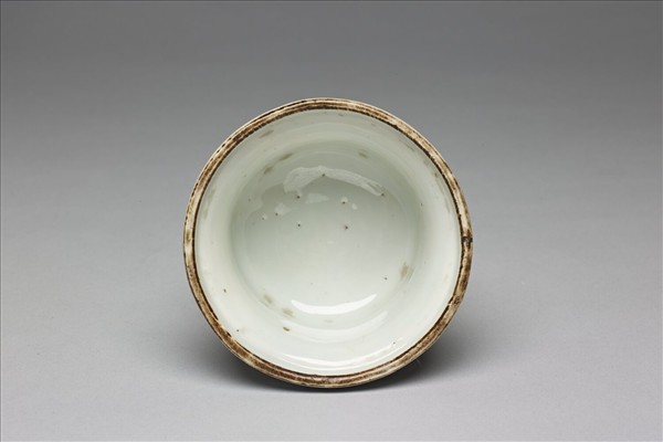 青花山水人物圖梅瓶