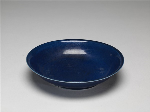 霽青釉盤