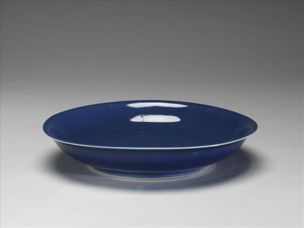 霽青釉盤