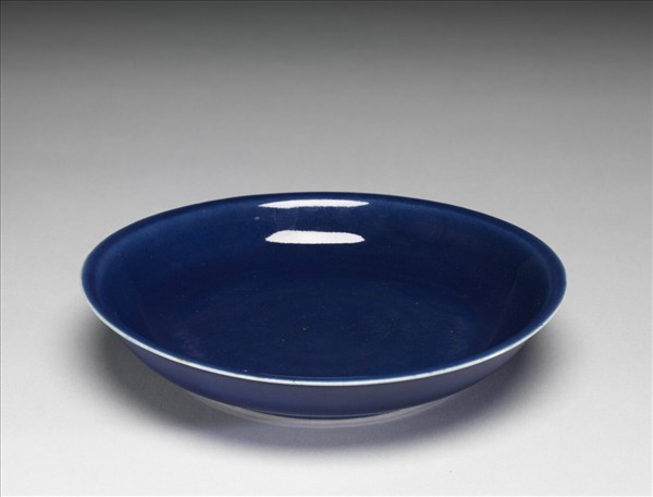 霽青釉盤