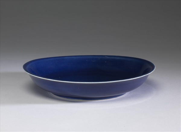 霽青釉盤