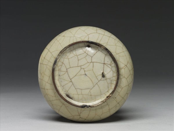 官窯 青瓷渣斗式尊