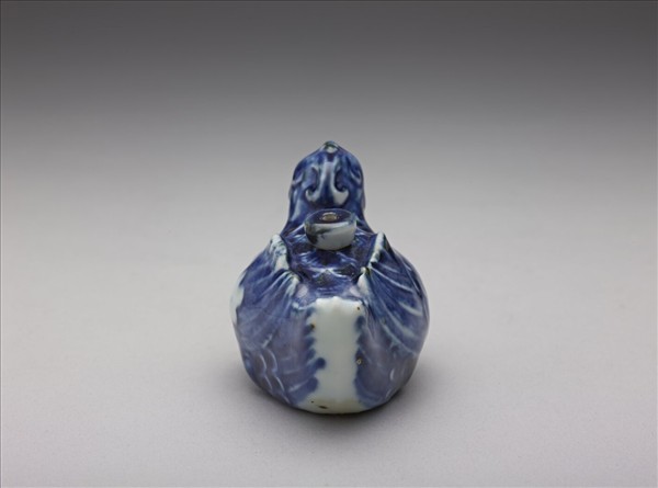 青花鴛鴦形硯滴