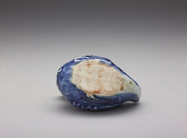 青花鴛鴦形硯滴