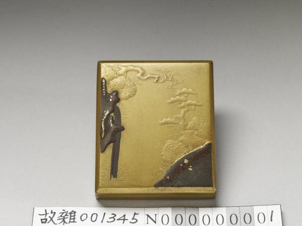 山水蒔繪方盒