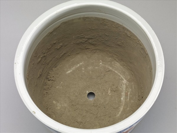 青花描紅益壽延年花盆