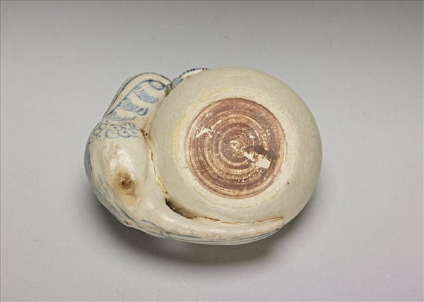 越南 青花鸚鵡桃杯