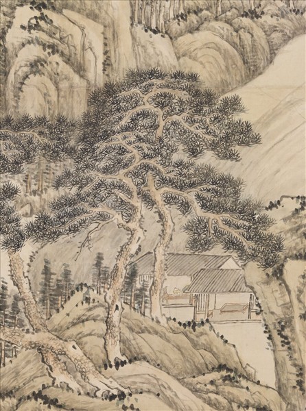 清錢維城畫山水　軸