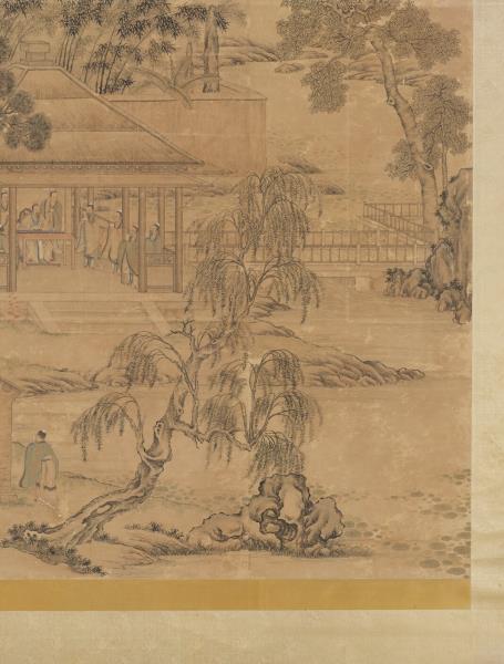 清沈源畫琴德簃圖　軸