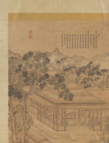 清沈源畫琴德簃圖　軸