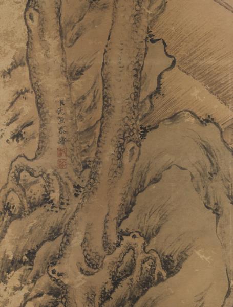 清沈源畫琴德簃圖　軸