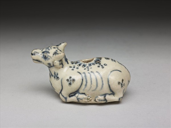 越南 青花牛形水注