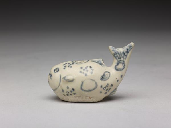 越南 青花魚形水注