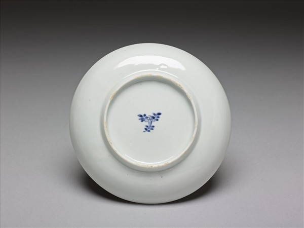 有田窯 青花五彩花卉紋碟